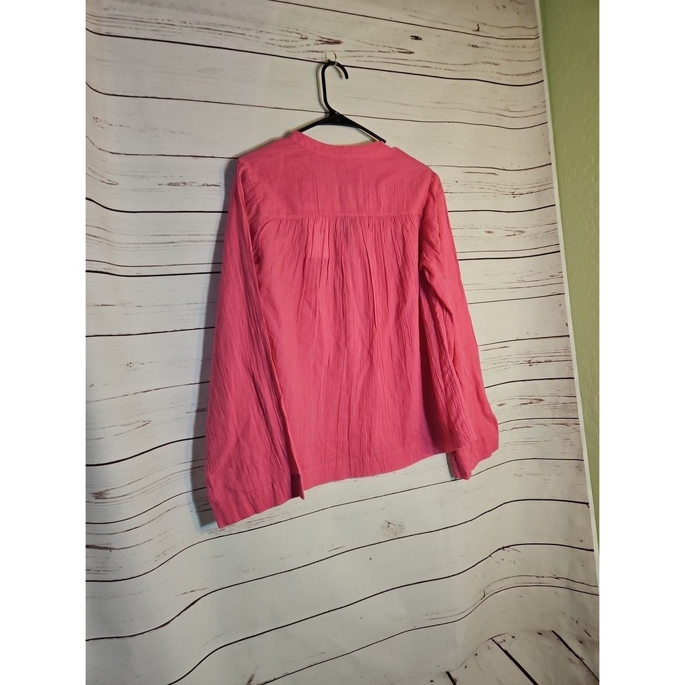 Joie Phlox Pink LONG sleeves BLOUSE Size MEDIUM - Picture 5 of 8